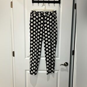 Xhilaration Women's Polka Dot Cropped/Ankle Dress Pants Size 7